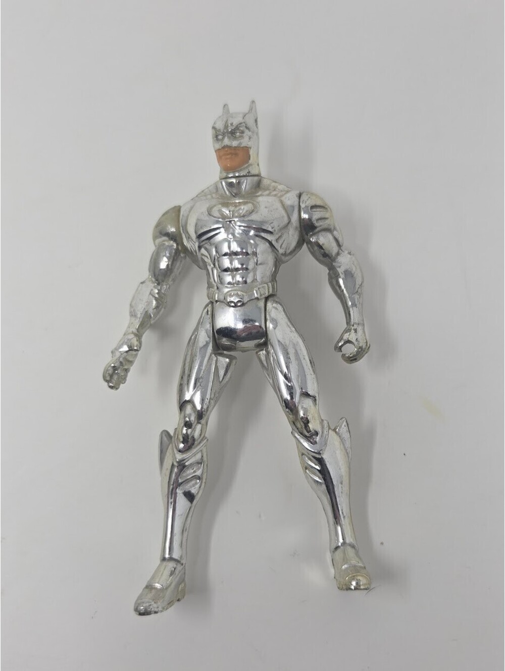 1995 DC Comics Batman Silver Armor Action Figure Chrome Suit Toy Figure